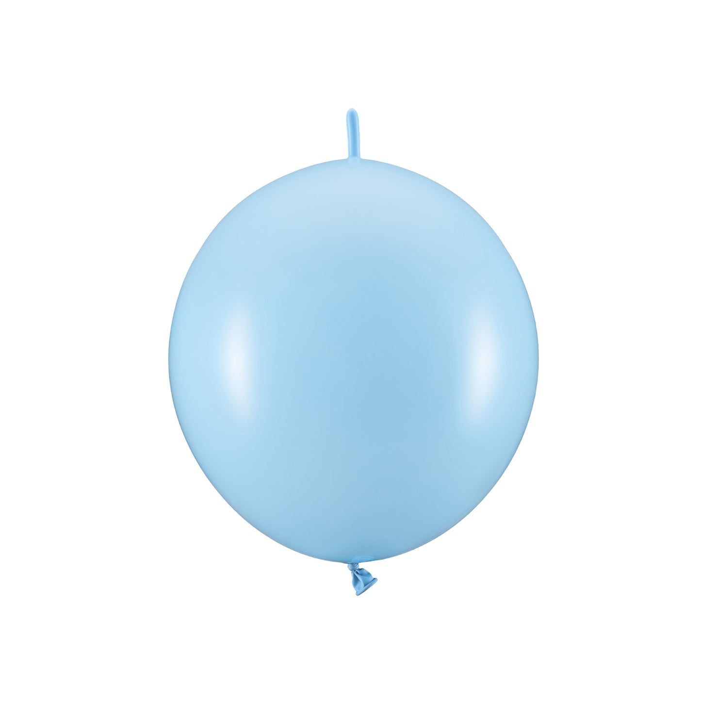 Pastel Baby Blue Linking Balloons