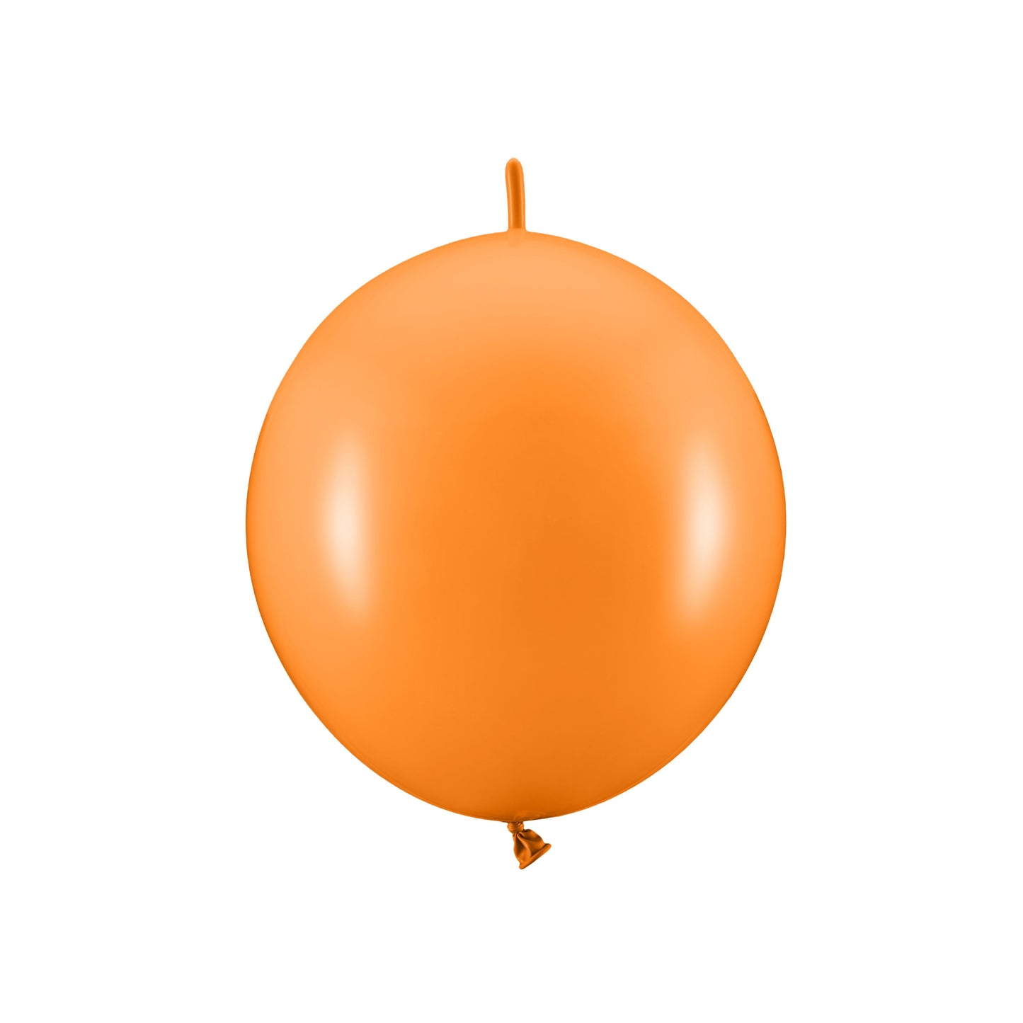 Pastel Mandarin Orange Linking Balloons
