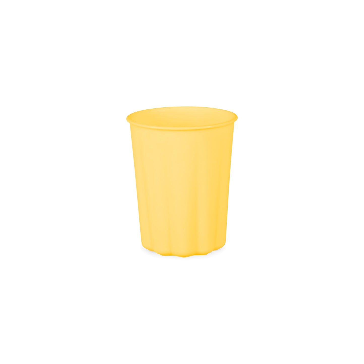 Yellow Frill Plastic Cups