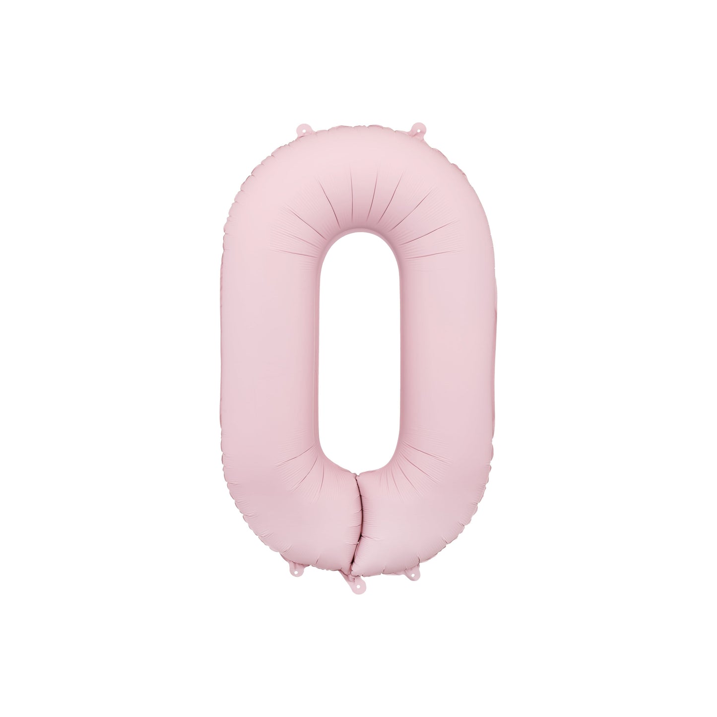 Light Pink Number 0 Foil Balloon – Birthday Party Decoration