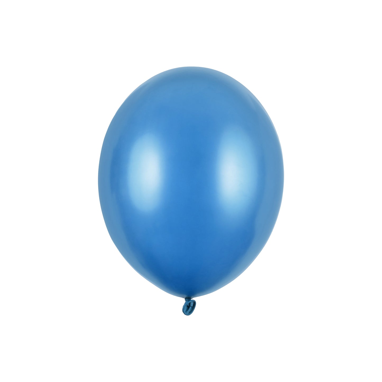 Blue metallic balloon 30 cm for balloon garlands, birthday setups and children’s party decor