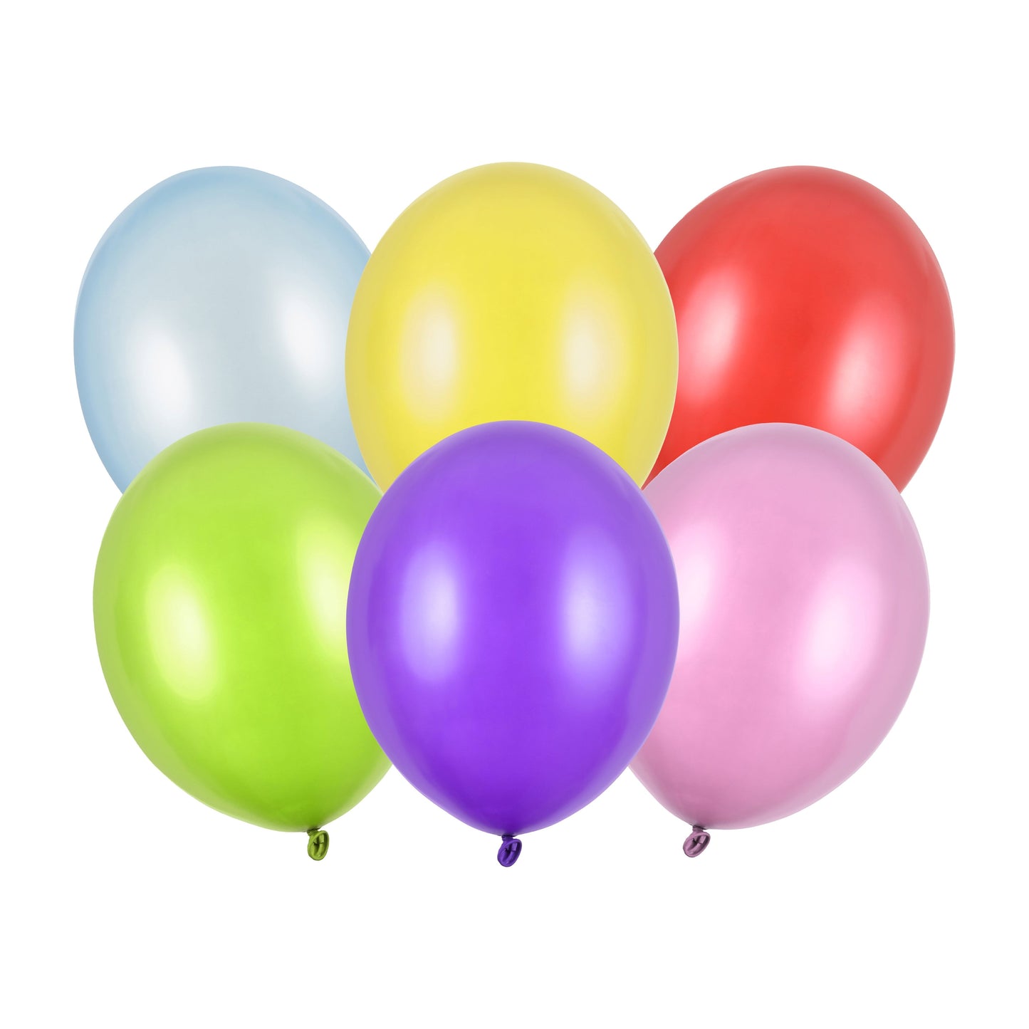 Metallic balloon set 30 cm – assorted colors for birthday parties, balloon bouquets and kids’ events
