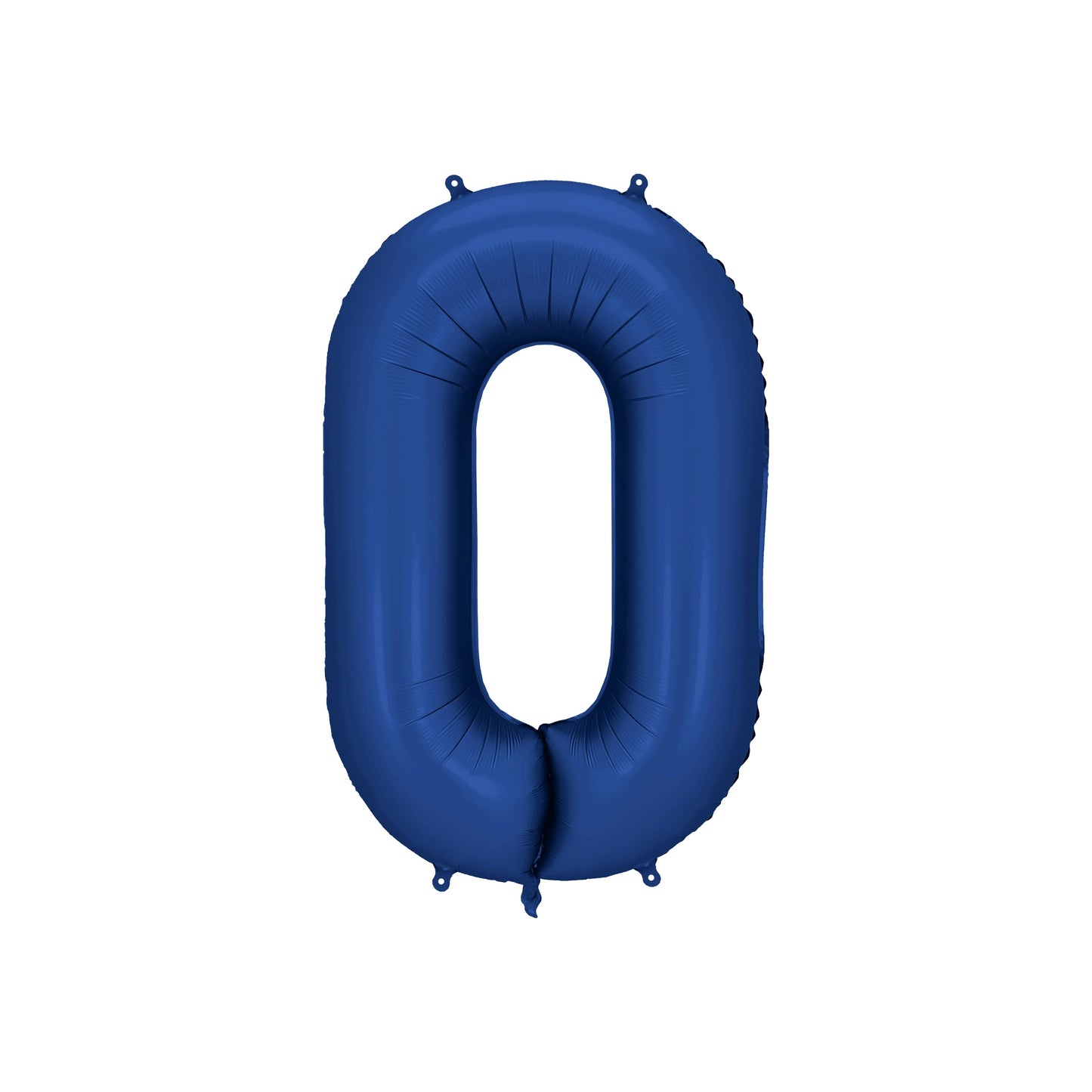 Navy Blue Number 0 Foil Balloon – Birthday Party Decoration