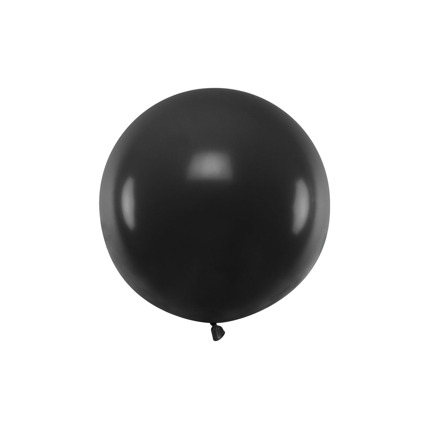 Pastel Black Round Balloon