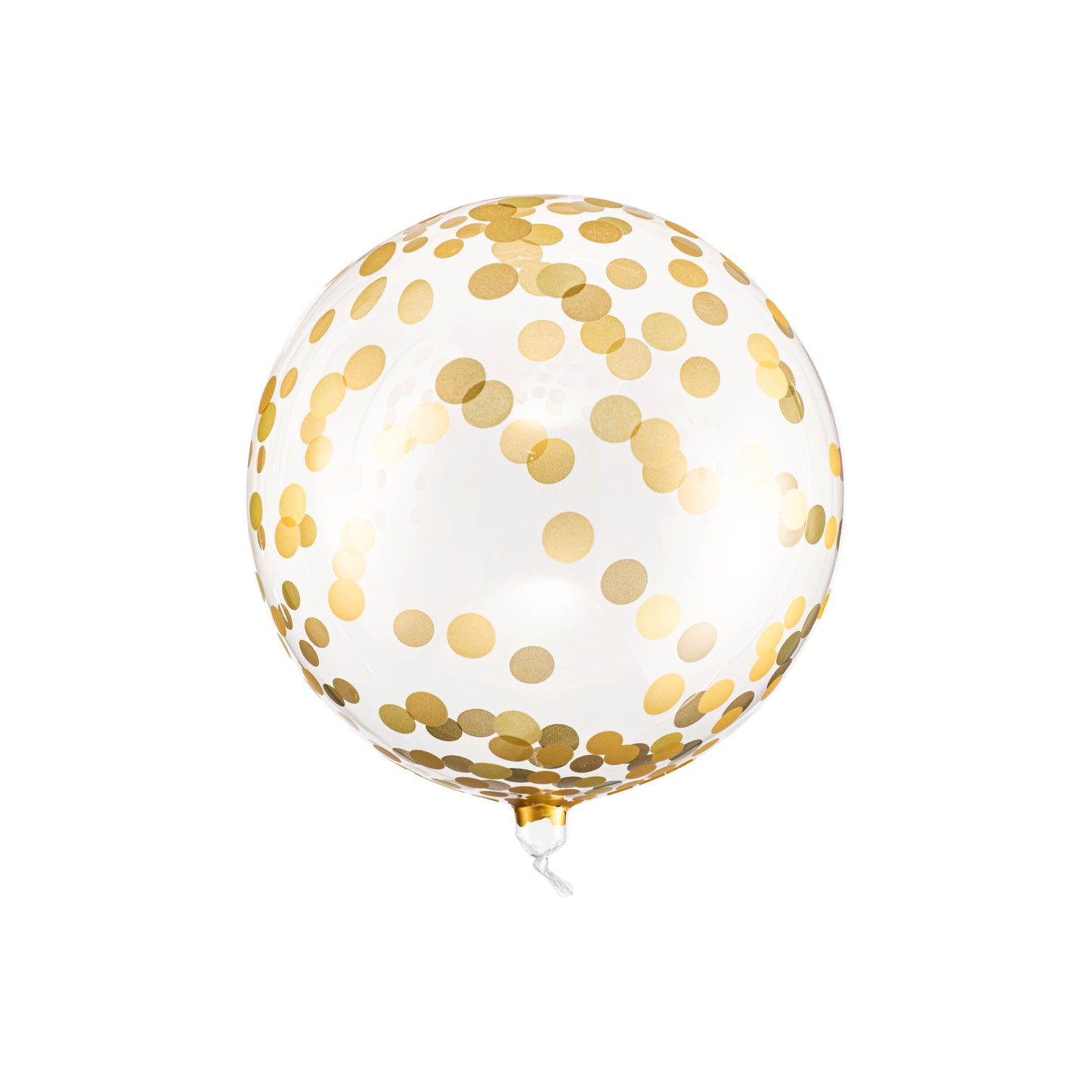 Sphere Balloon with Gold Dots