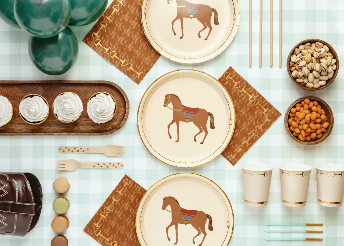 Two Ways to Style a Horse Club Party Table