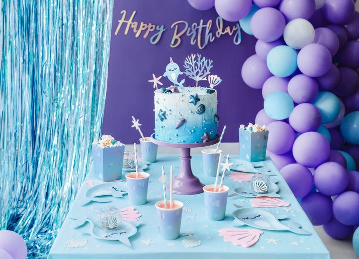 Under the Sea Color Story: Mermaid Balloon Palettes That Glow
