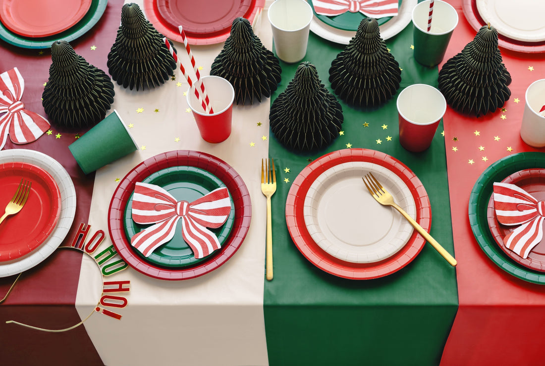 Cozy Christmas Table Styling: Warm Red & Gold Inspiration