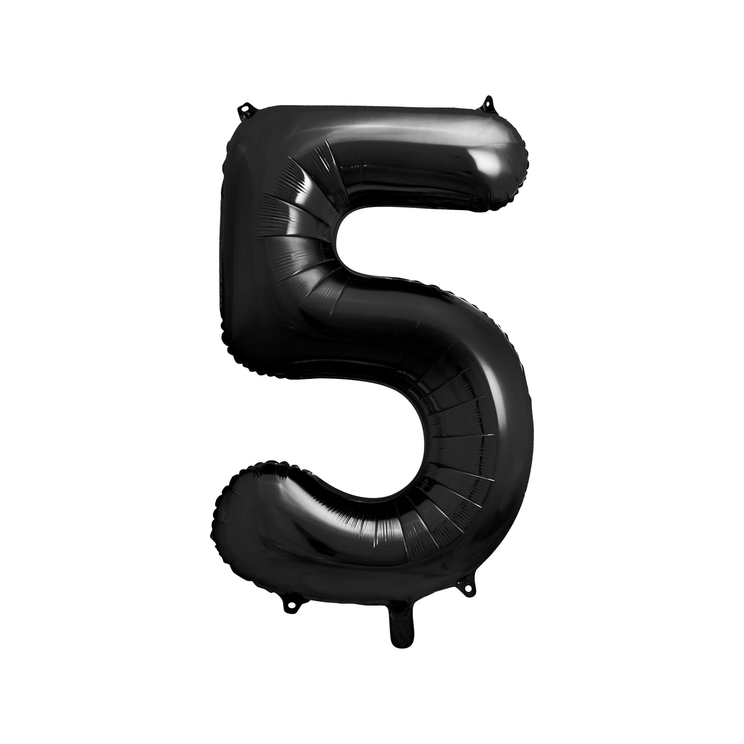 Black Foil Number 5 Balloon