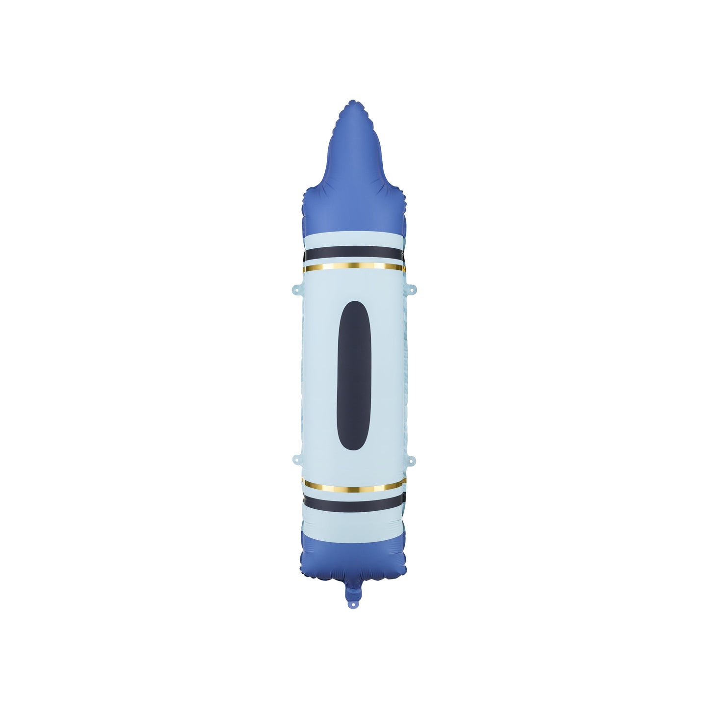 Blue Crayon Foil Balloon