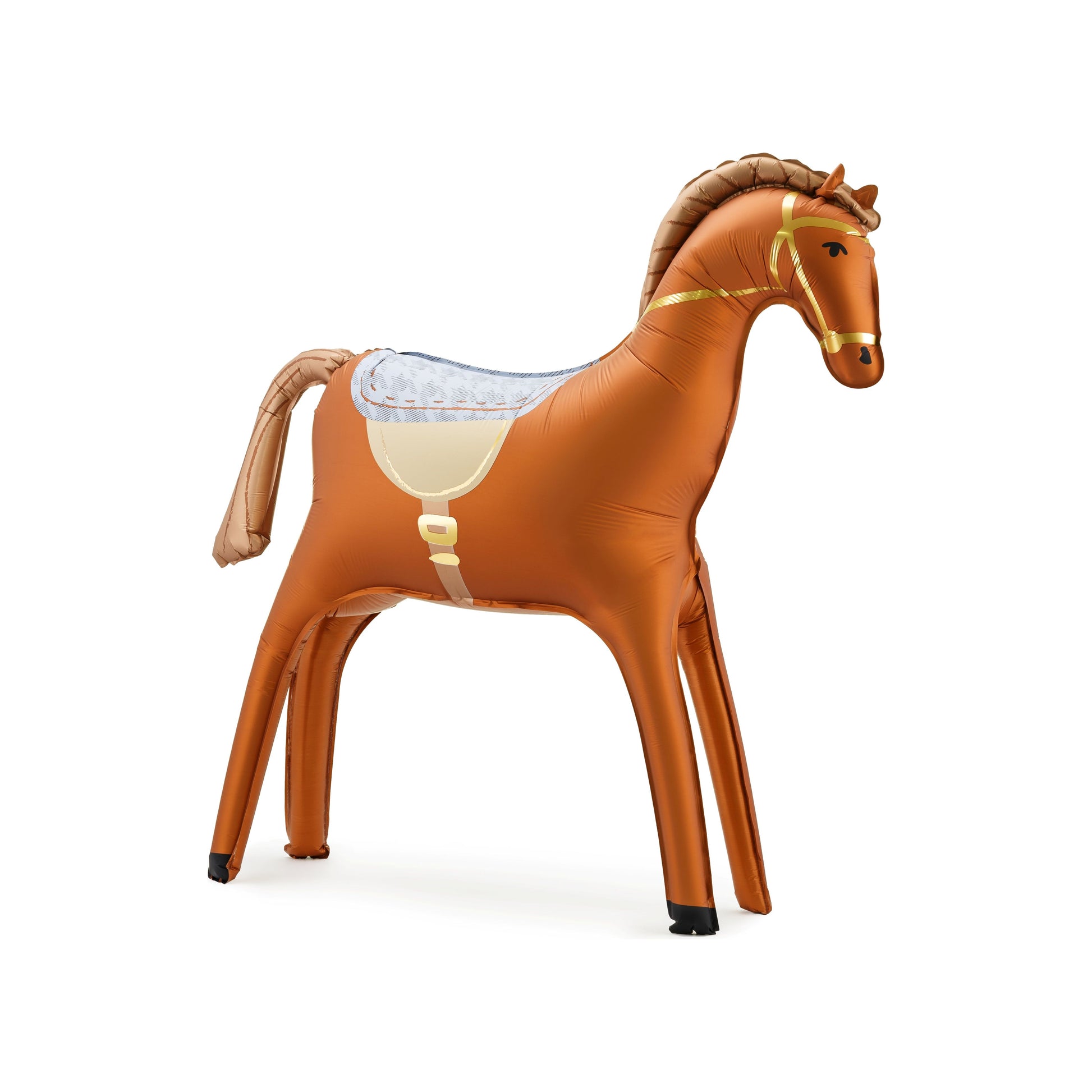 Brown Horse Standing Foil Balloon