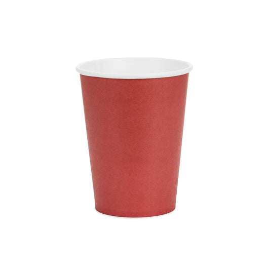 Dark Red Paper Cups