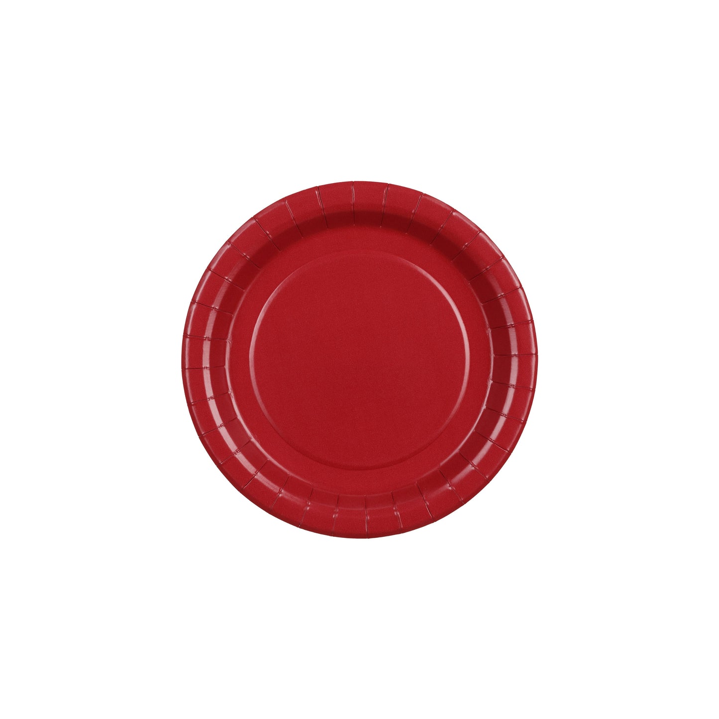 Dark Red Paper Plates