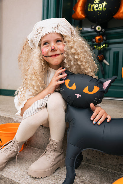 Standing Black Cat Foil Balloon