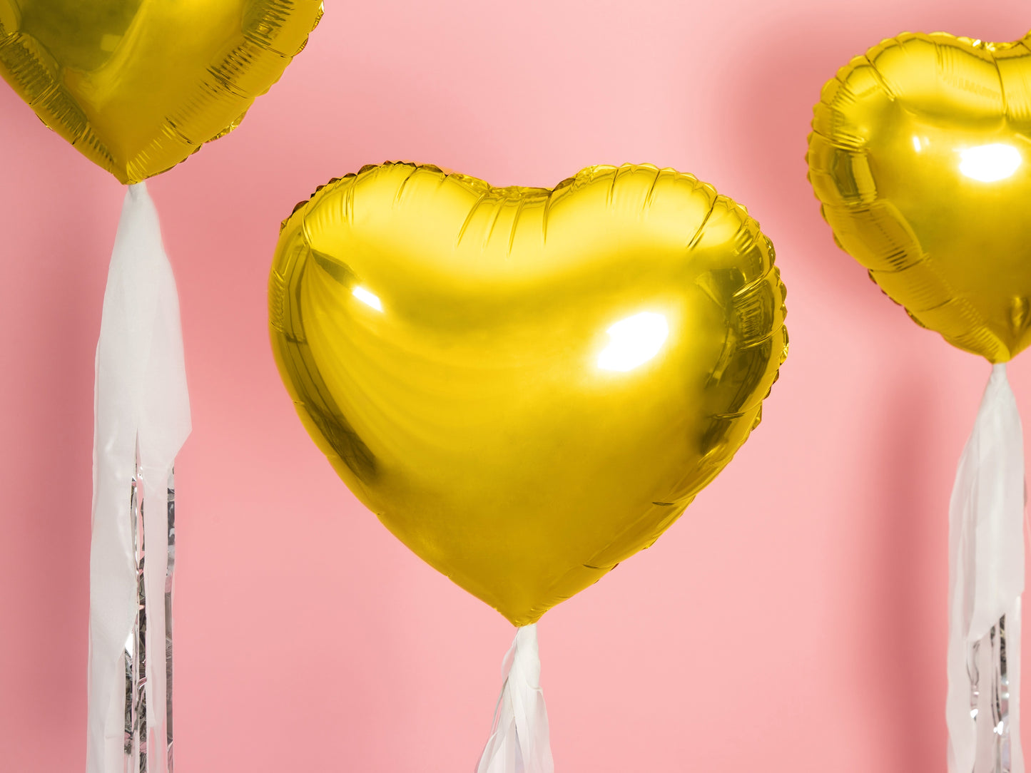 Gold Heart Balloon