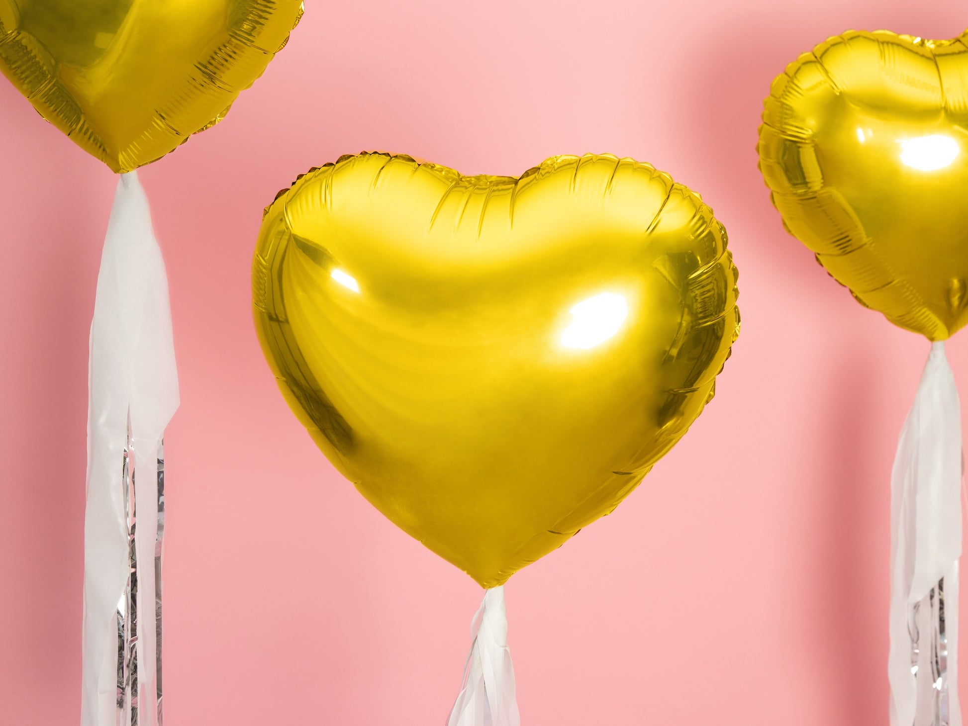 Gold Heart Balloon