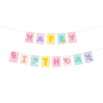 Gabby’s Dollhouse Happy Birthday Banner