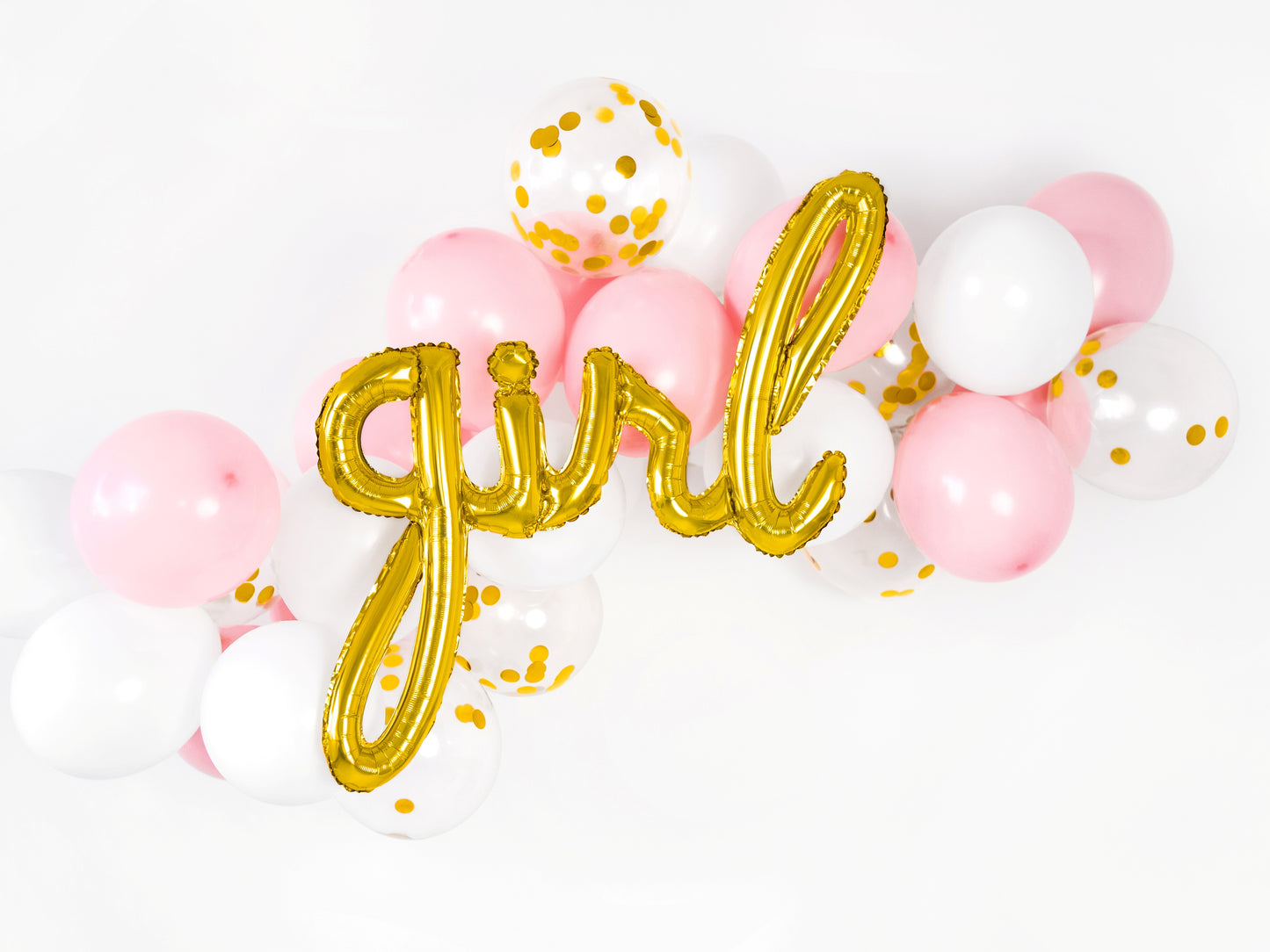 Gold Girl Foil Balloon