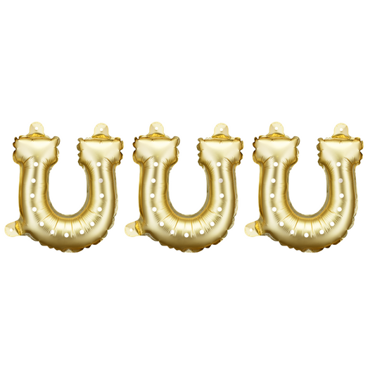 Horseshoe Foil Balloon Set