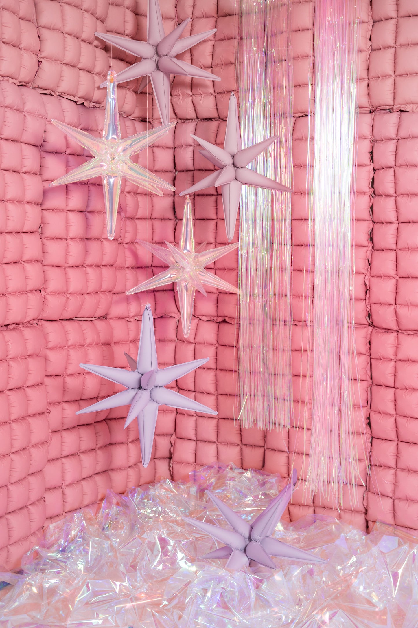 Iridescent 3D Star Balloon