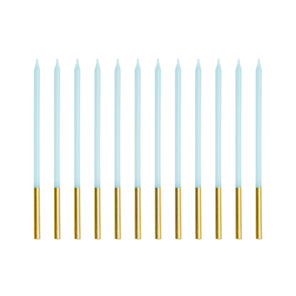 Light Blue Birthday Candles