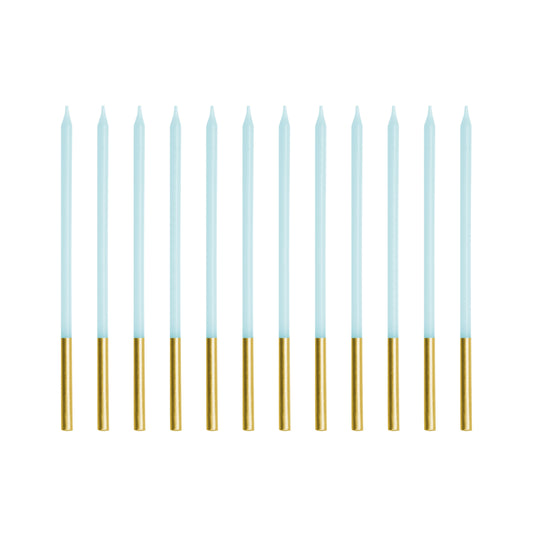 Light Blue Birthday Candles