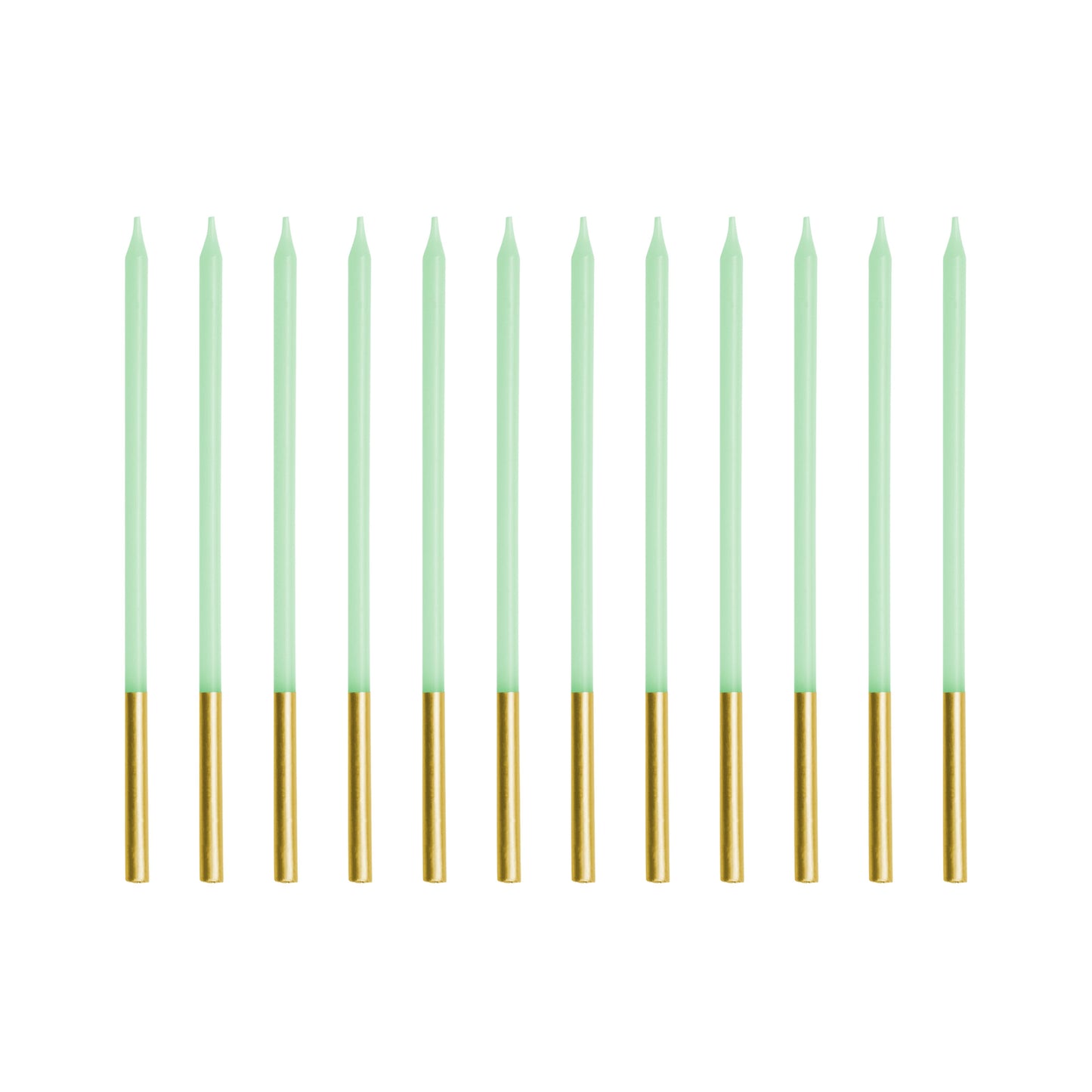 Light Green Birthday Candles