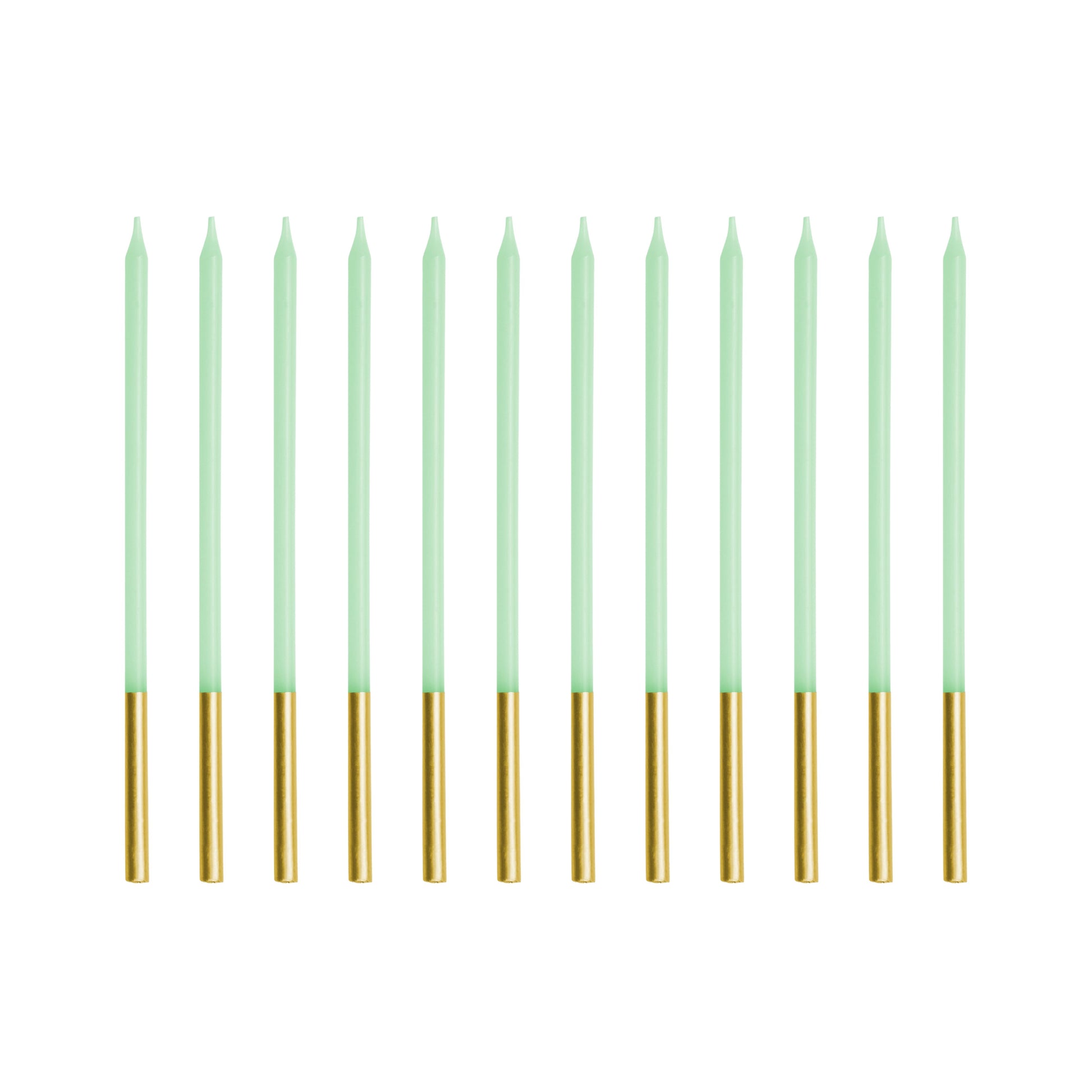 Light Green Birthday Candles