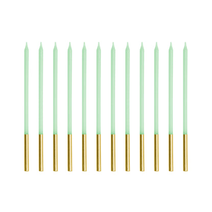 Light Green Birthday Candles
