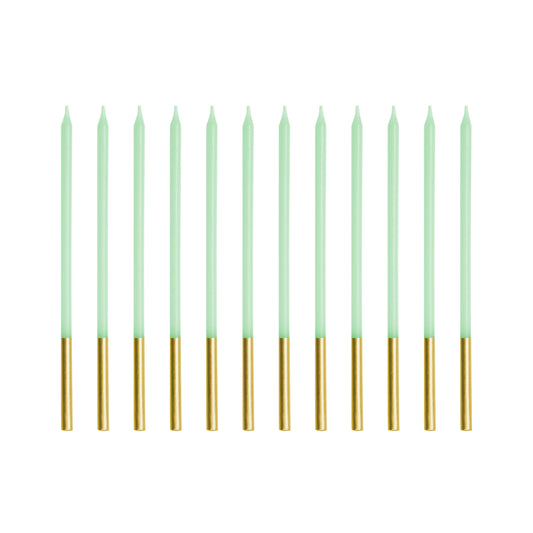 Light Green Birthday Candles