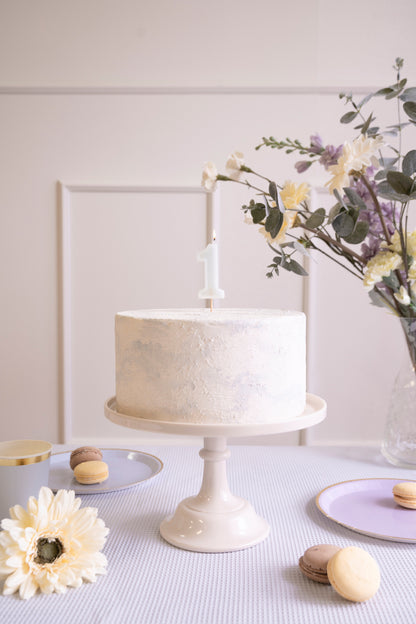 Light Mint Birthday Candle number 1