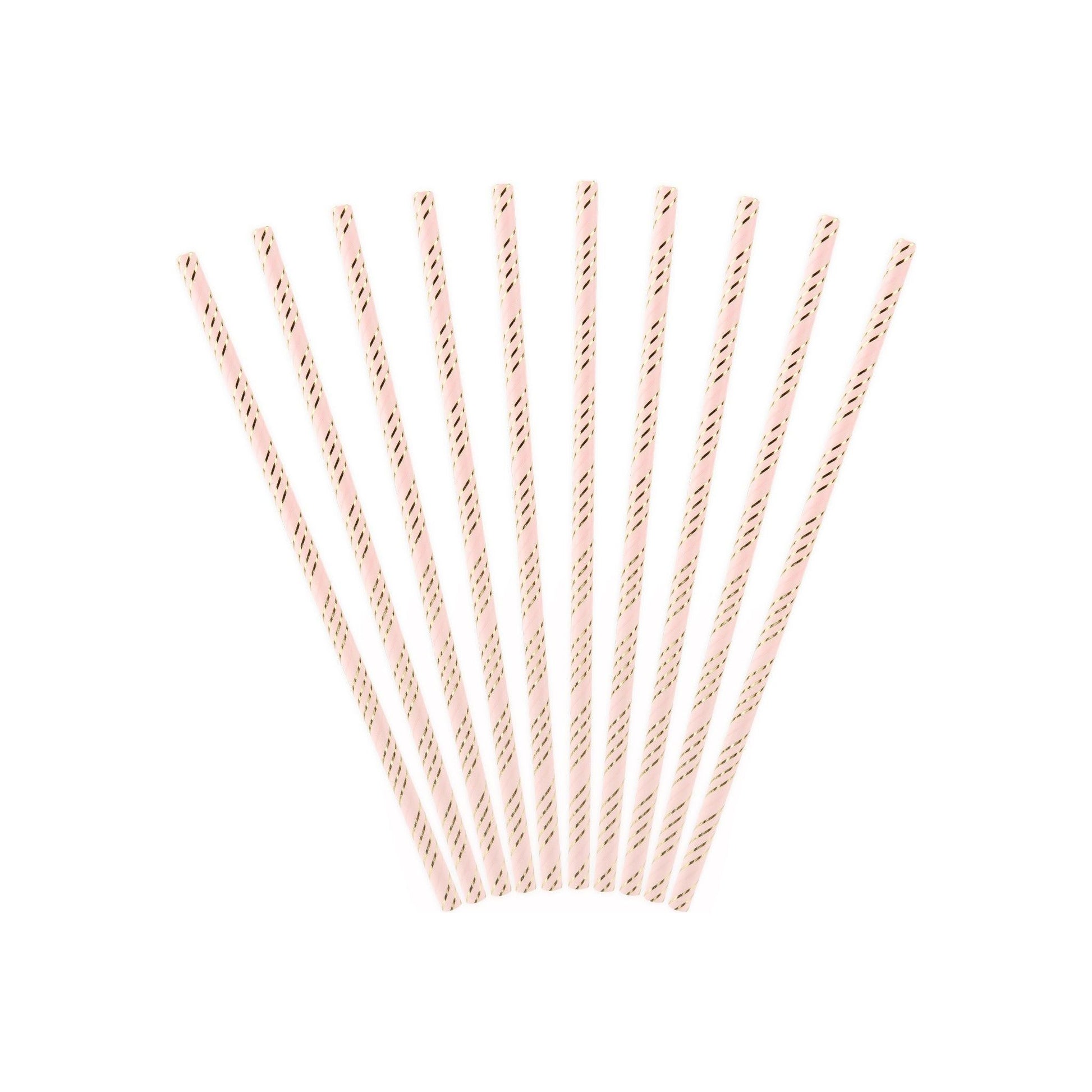 Light Pink Paper Straws