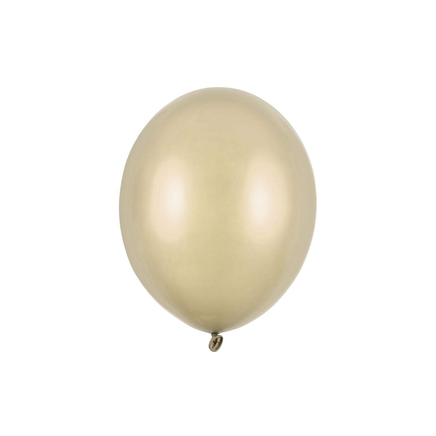 Gold balloon on a white background
