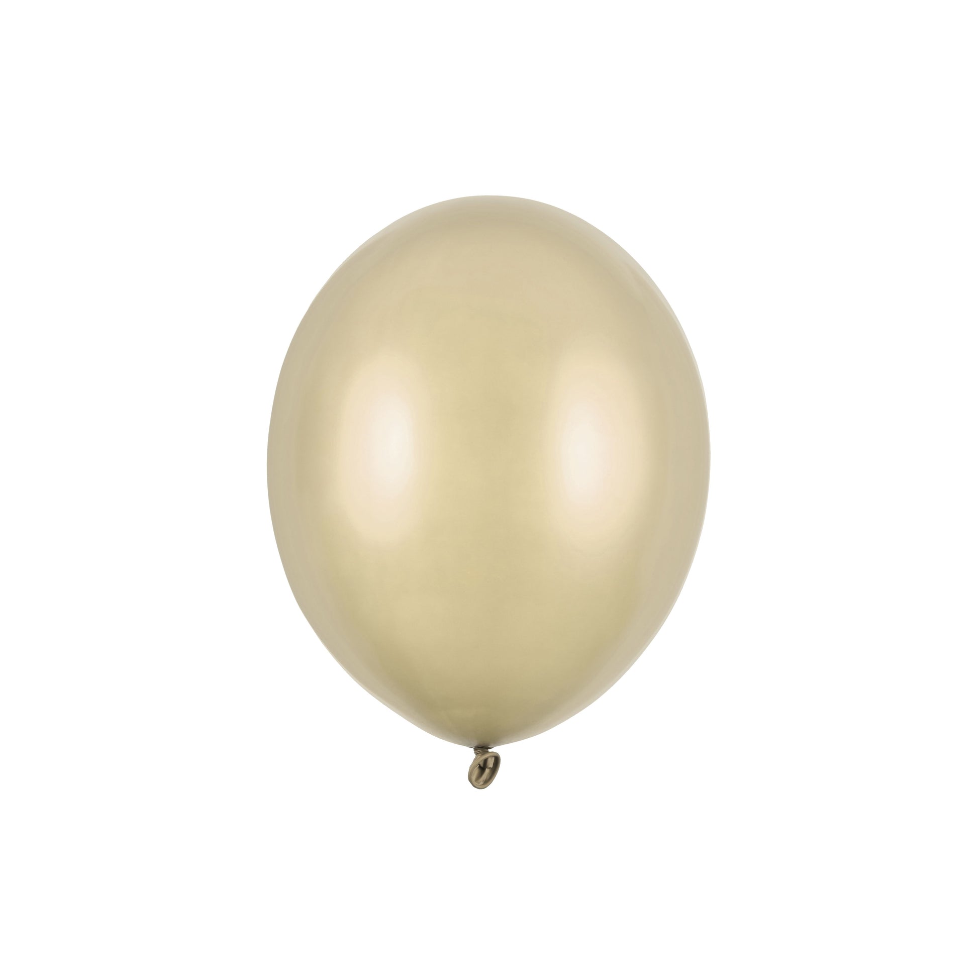 Gold balloon on a white background