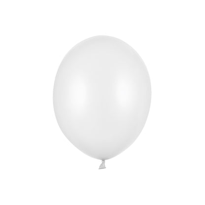 Metallic Pure White Balloons_30 cm