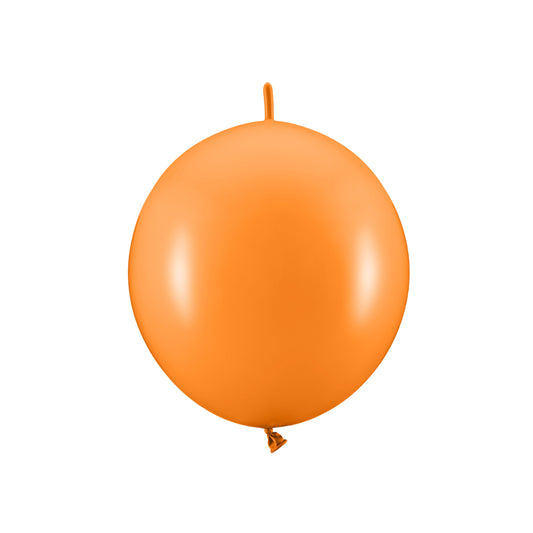Pastel Mandarin Orange Linking Balloons