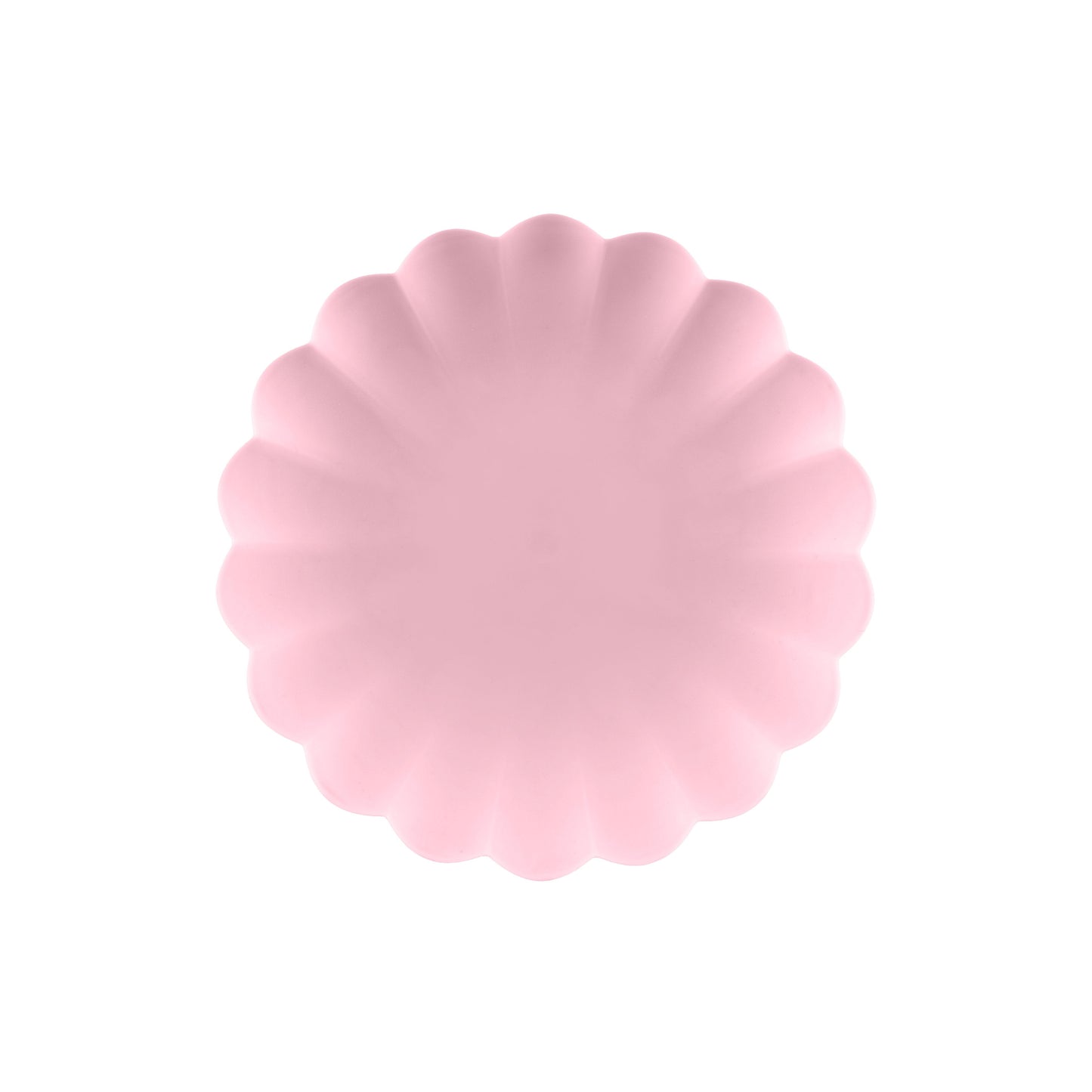 Pink Frill Plastic Plates