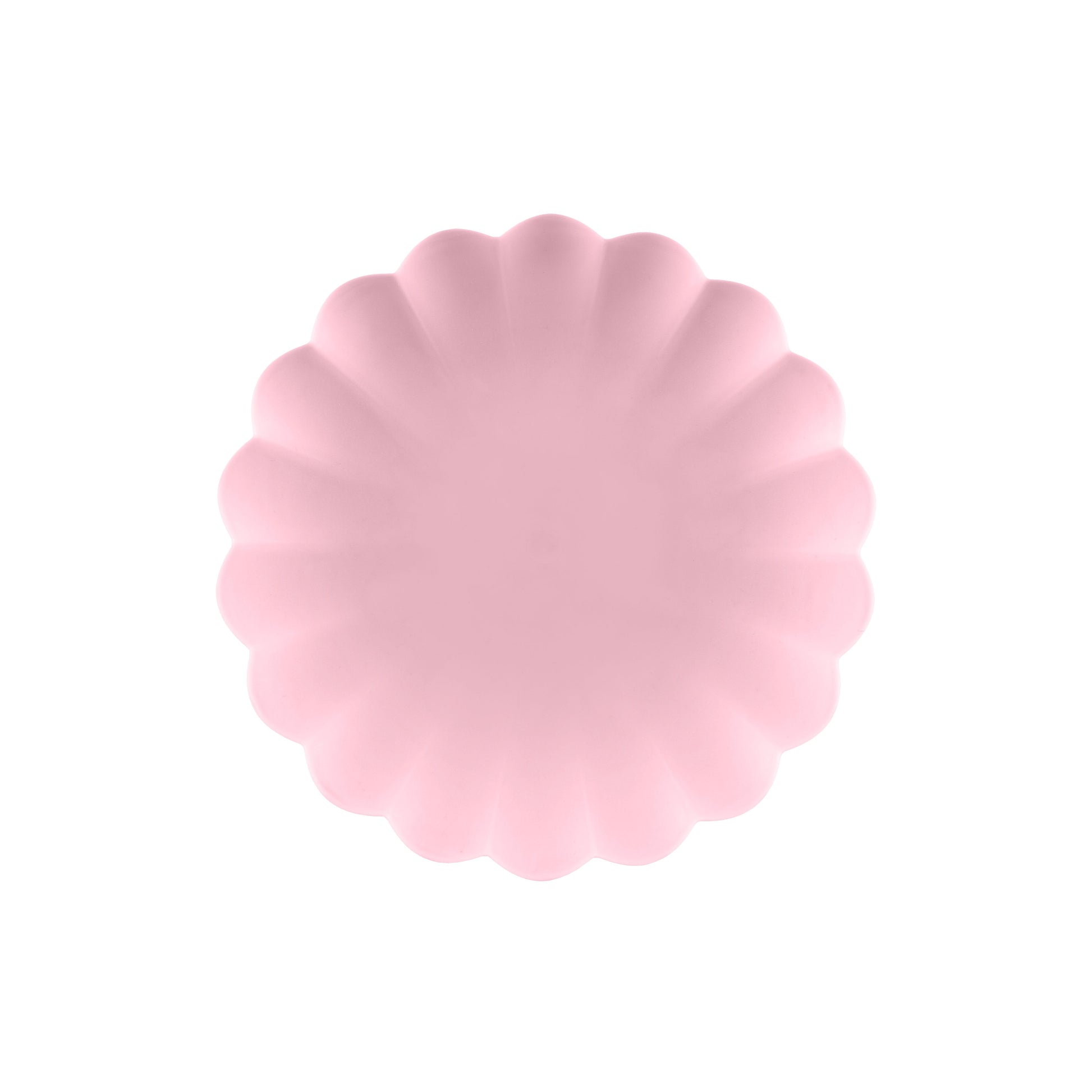 Pink Frill Plastic Plates