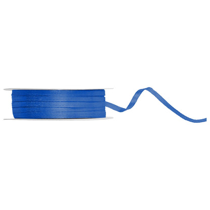 Spool of dark blue thread on a white background