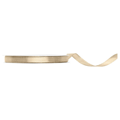 Gold ribbon on a white background