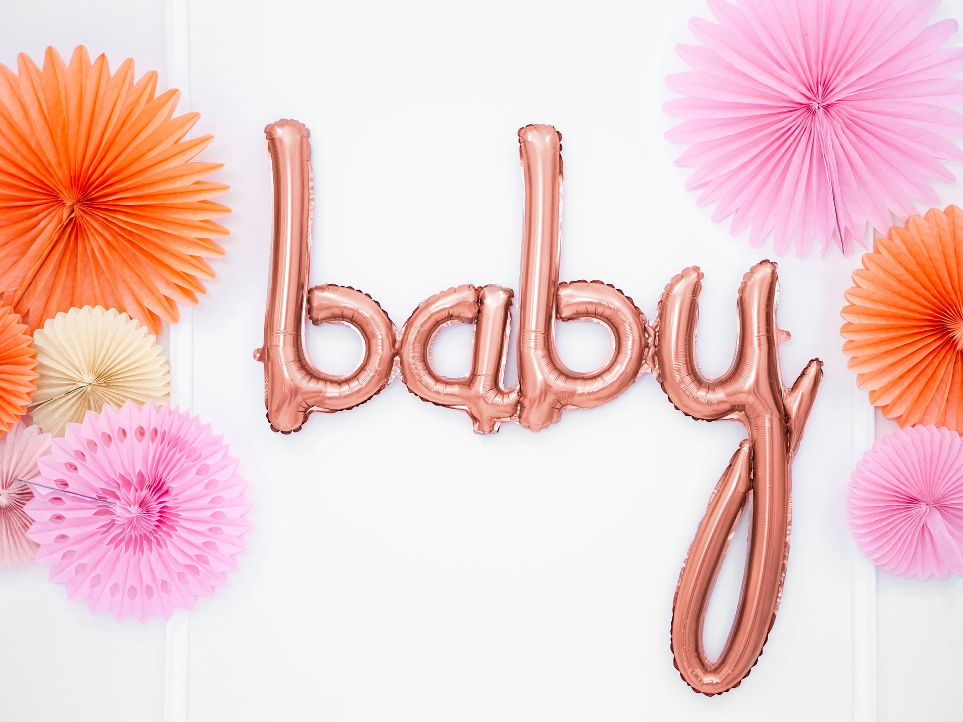 Rose Gold Baby Foil Balloon