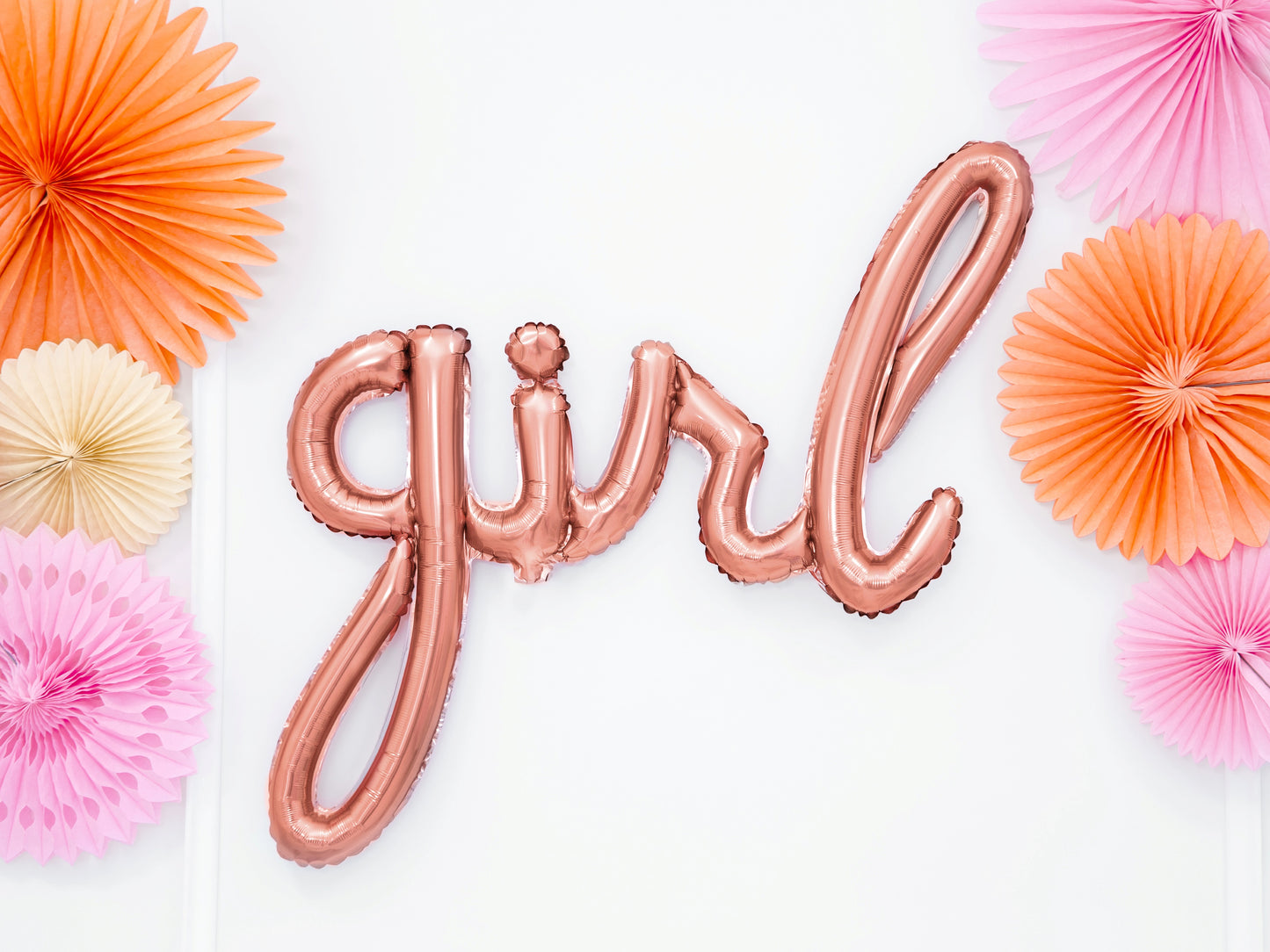 Rose Gold Girl Foil Balloon