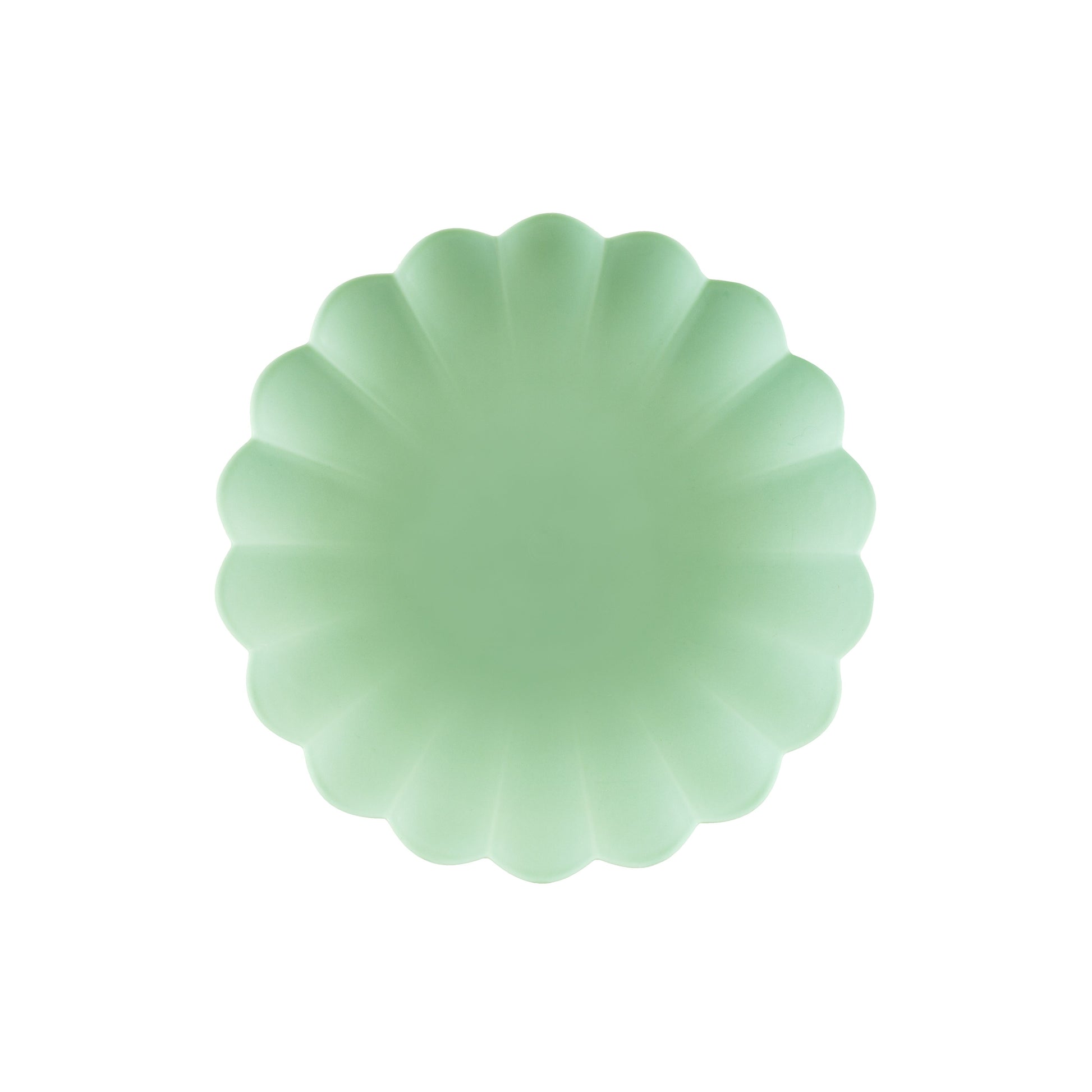 Sage Frill Plastic Plates