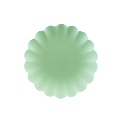 Sage Frill Plastic Plates