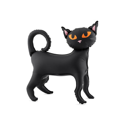 Standing Black Cat Foil Balloon