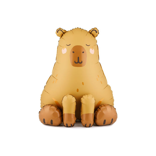 Standing Capybara Foil Balloon