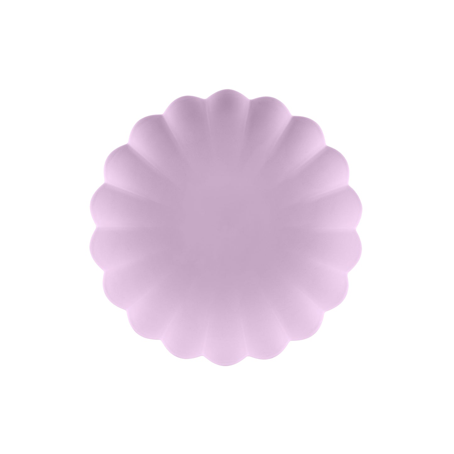 Violet Frill Plastic Plates