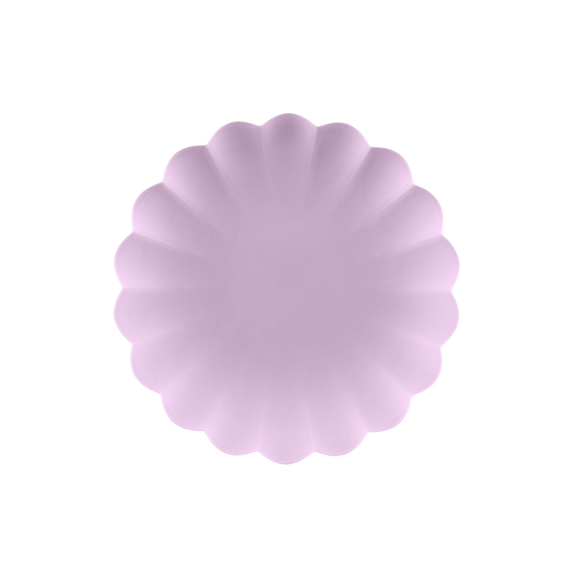 Violet Frill Plastic Plates