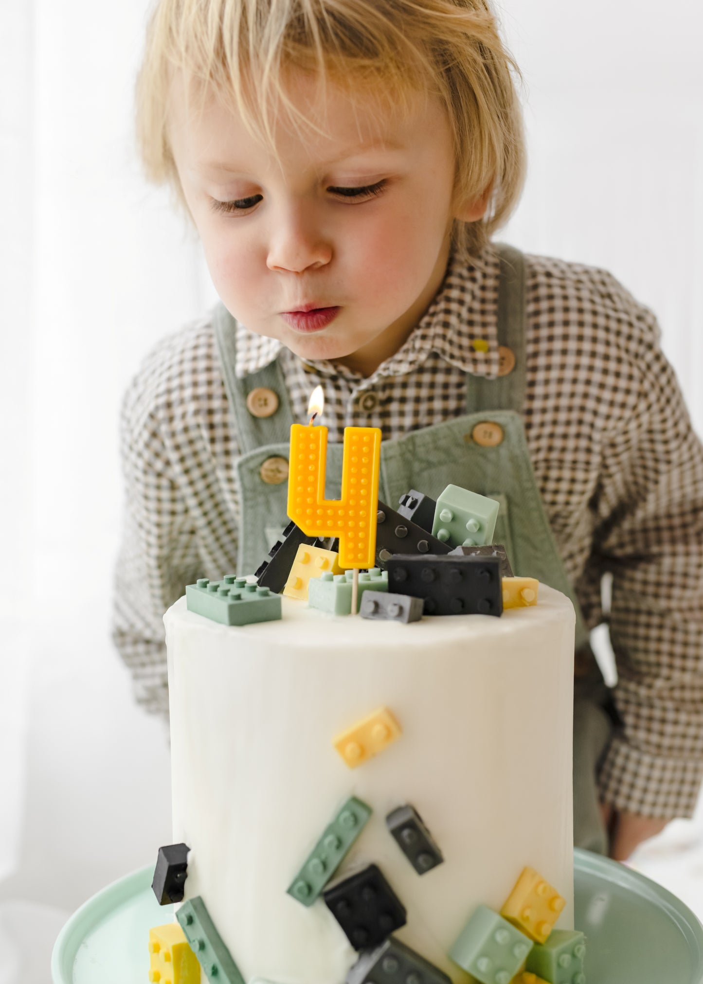 Yellow Birthday Candle – Number 4