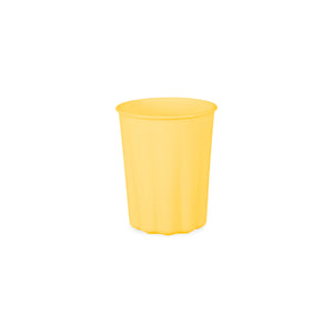Yellow Frill Plastic Cups